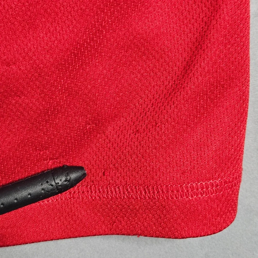 Scottevest Polo Shirt Mens Small Red Zip Pocket Performance Stretch Travel TEC - Picture 9 of 15